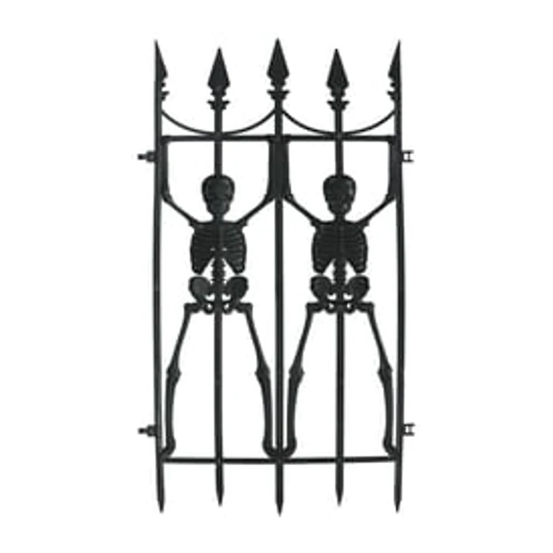 Halloween Skeleton Fence