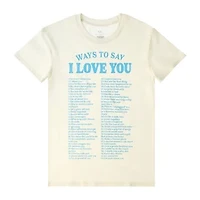 Ways To Say I Love You Graphic Tee