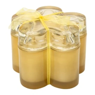 Flower Candle 3.75in x 3in
