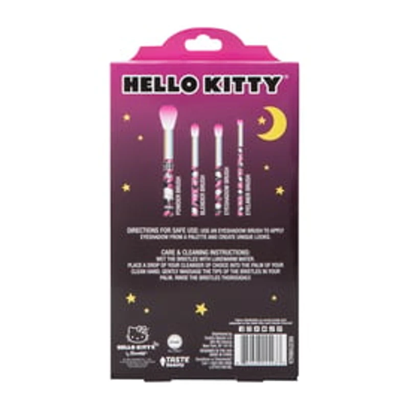 Licensed Halloween Cosmetic Brush Set 4-Pcs