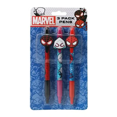 Marvel Spider-Man Pens 3-Count