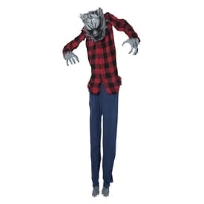 Standing Werewolf Halloween Lawn Spike Decoration 5ft