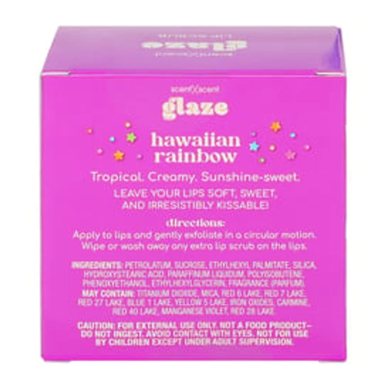 Glaze Hawaiian Rainbow Lip Scrub 0.75oz