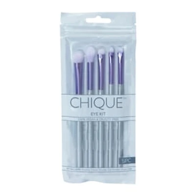 Chique™ Purple Iridescent Eye Makeup Brush Kit 5-Piece
