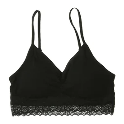 Black Lace Trim Bralette