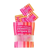 Single Makeup Remover Wipes 20-Pack