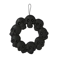 Halloween LED Skull Wreath
