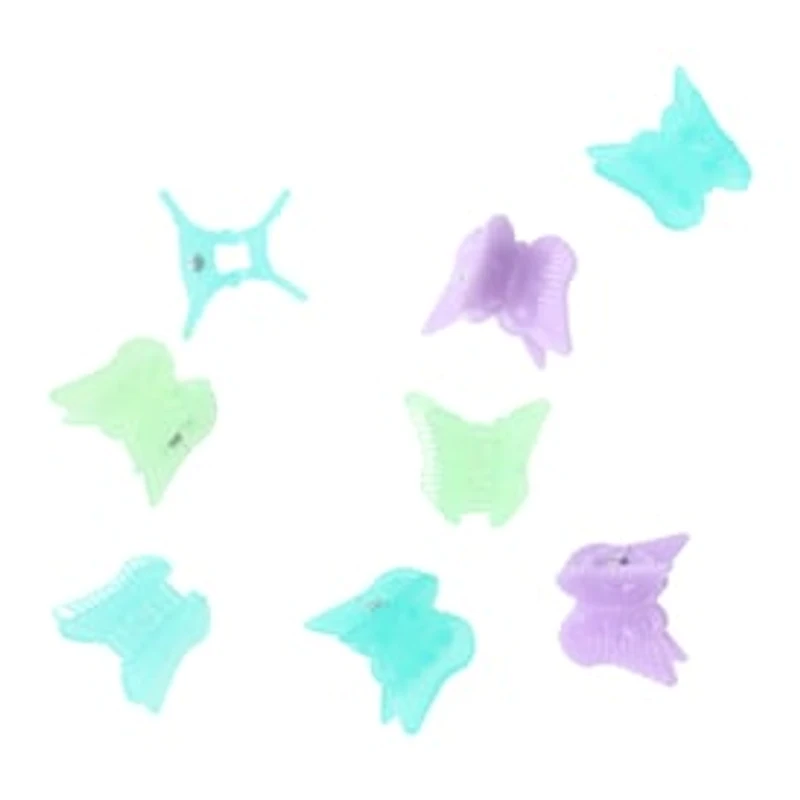 Mini Butterfly Claw Clips 8-Count