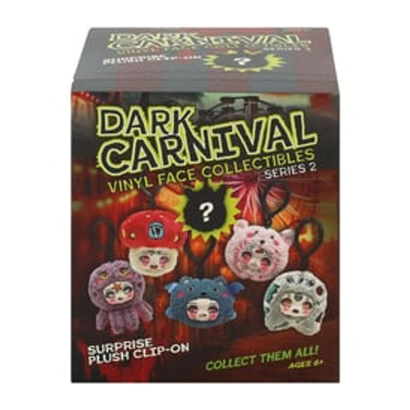 Dark Carnival Vinyl Face Collectible Surprise Plush Clip-On (Styles May Vary)
