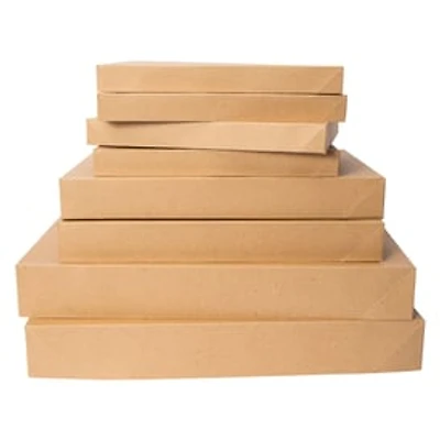 Holiday Gift Boxes 8-Count - Kraft