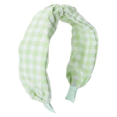 Fabric Twist Headband - Gingham
