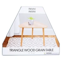 Triangle Wood Grain Table 17in