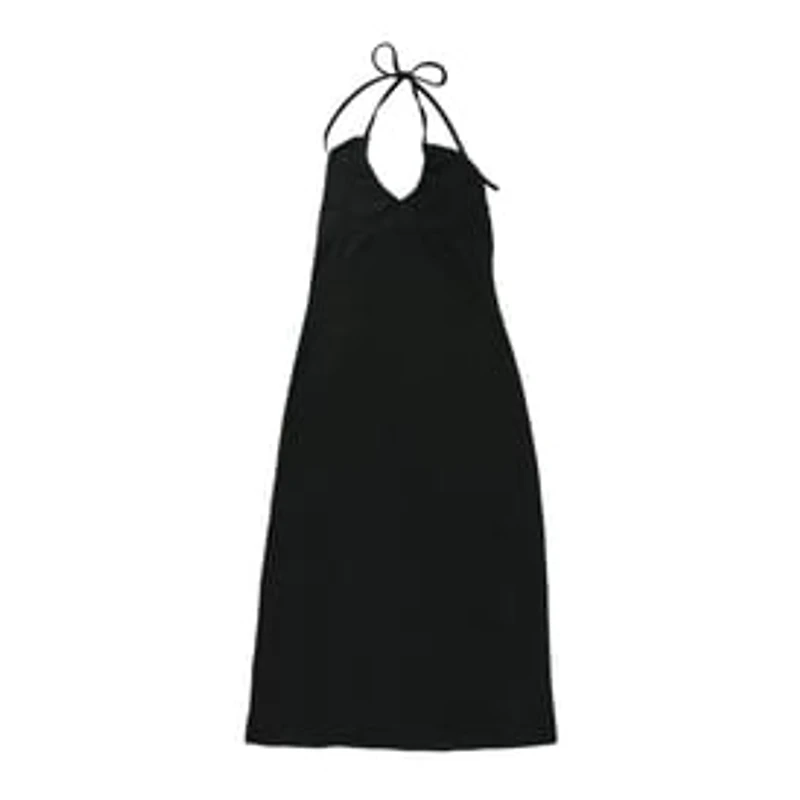 Ribbed Halter Maxi Dress