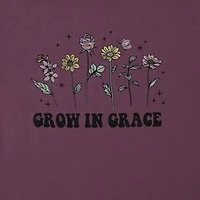 Grow Grace' Floral Graphic Tee