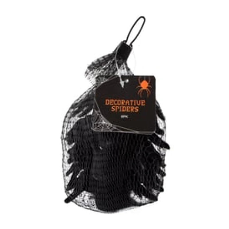 Halloween Decorative Spiders 6-Pack