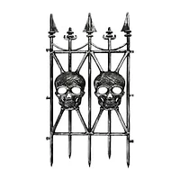 Halloween Spooky Fence
