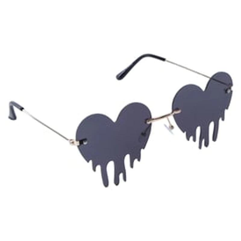 Ladies Drip Heart Sunglasses