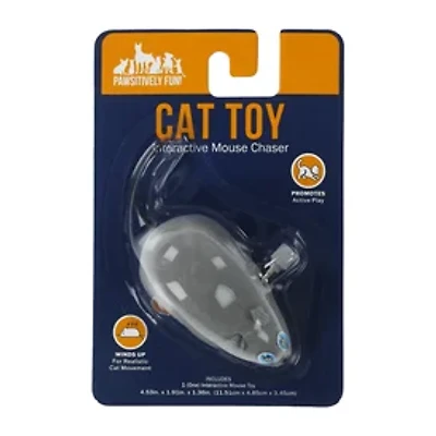 Pawsitively Fun! Interactive Mouse Chaser Cat Toy