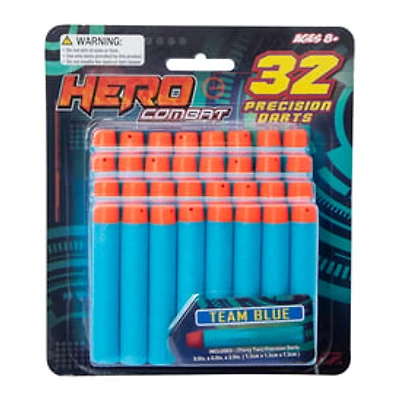 Hero Combat Ammo Precision Darts 32-Count