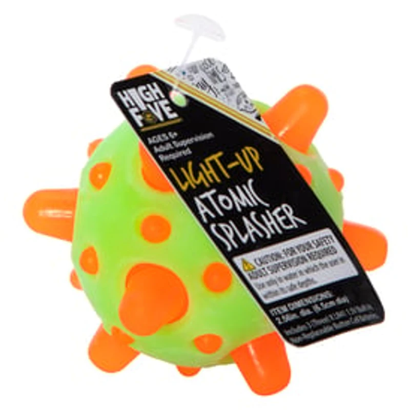 LED Light Up Atom Splash Ball