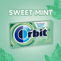 ORBIT Gum Sweet Mint Sugar Free Chewing Gum, Single Pack, 14 Piece