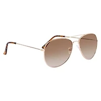 Gold Aviator Sunglasses