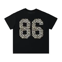 86 Leopard Print Graphic Tee