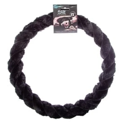 Fuzzy Steering Wheel Cover 15in