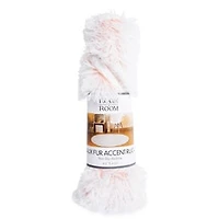 Round Faux Fur Accent Rug 2.5ft