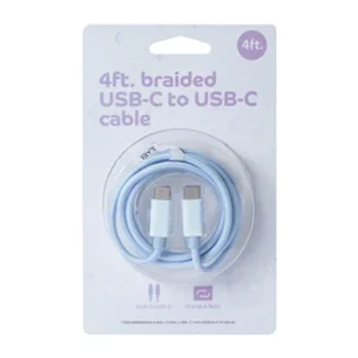 Celestial Braided USB-C To Cable 48in