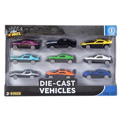 Die-Cast Toy Vehicles 9-Pack (Styles May Vary)