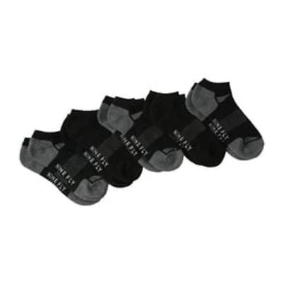 Young Mens Nine Fly Performance No Show Socks 5-Pairs