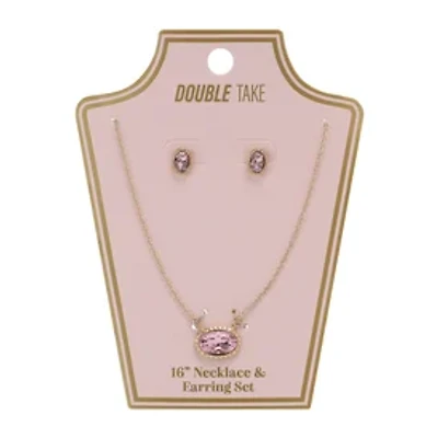Round Necklace & Earring Set 16in