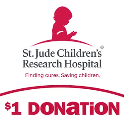 $$1 St. Jude Children's Research Hospital Donation