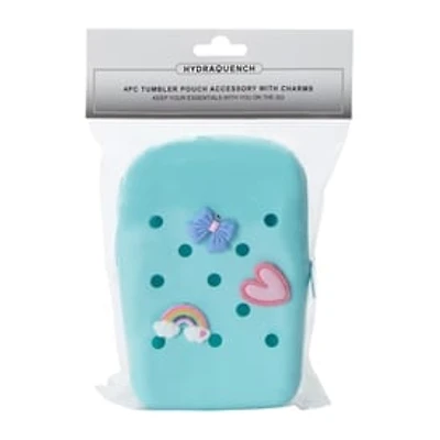 Tumbler Pouch Accessory With Charms 4-Pieces