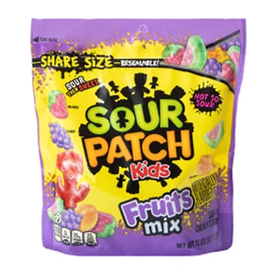 Sour Patch Kids Fruits Mix Soft & Chewy Candy 11.03 oz