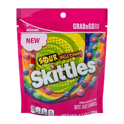 Skittles® Sour Wild Berry Grab N Go Bite Sized Candies 7.2oz