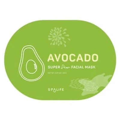 Spa Life™ Avocado Oval Face Mask 0.81oz