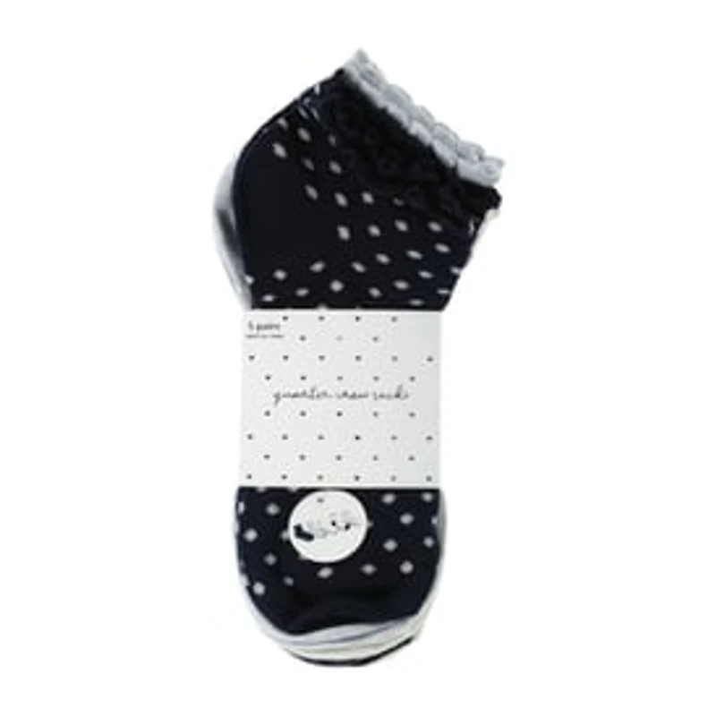 Juniors Quarter Crew Socks 5-Pairs