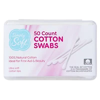 Simply Soft™ Cotton Swabs Travel Pack 50-Count