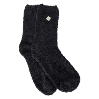 Ladies Embroidered Icon Cozy Boot Socks