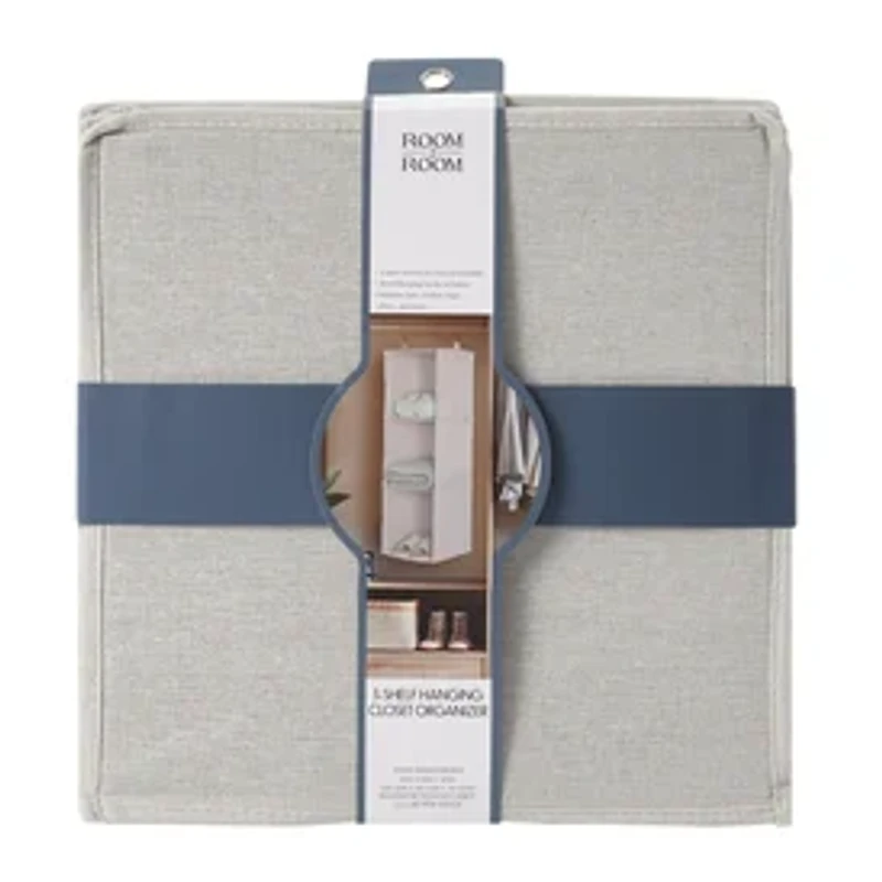 3-Shelf Hanging Closet Organizer