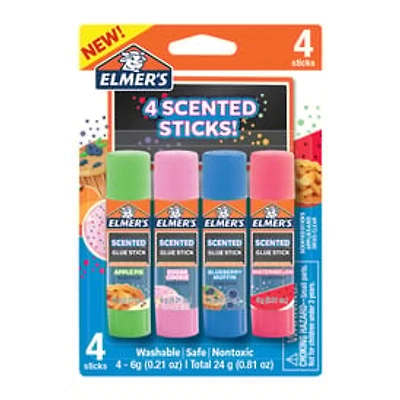 Elmer's® Scented Glue Sticks 4-Count