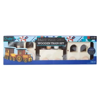Paint Your Own Wooden Train Set