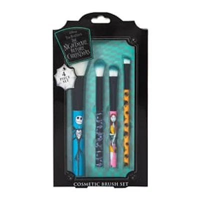 Disney Tim Burton's The Nightmare Before Christmas Cosmetic Brush Set 4-Piece