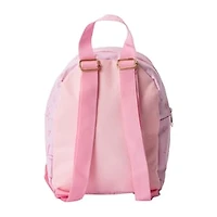 Printed Mini Backpack With Charm