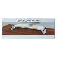 Desktop Computer Monitor Stand With Charging Ports 21in x 7.6in