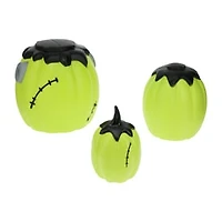 Stacked Frankenstein Pumpkins 3-Pack