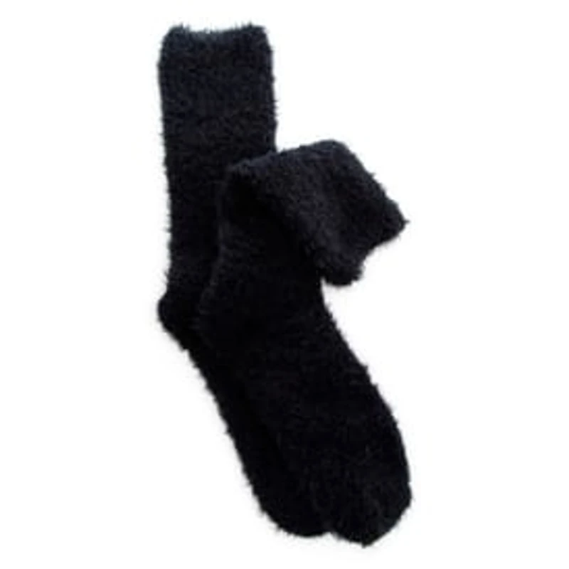 Ladies Eyelash Knit Boot Socks, 1 Pair