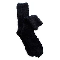 Ladies Eyelash Knit Boot Socks, 1 Pair